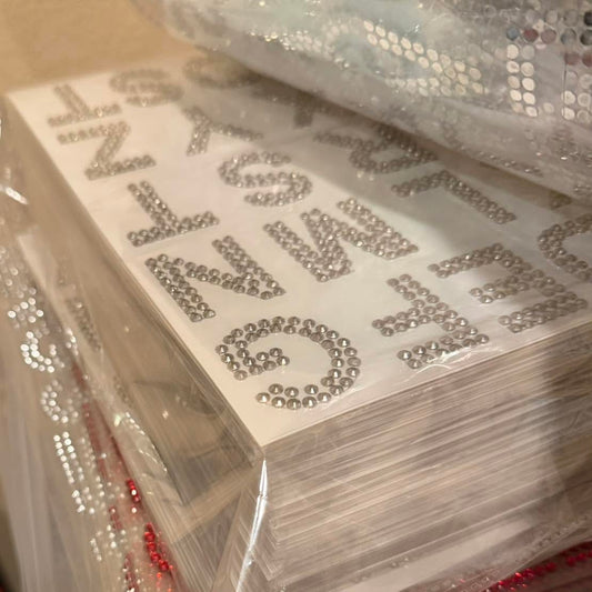 Large Silver Letters