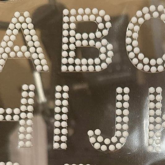 Large White Letters